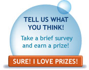 Take our survey, earn a prize!