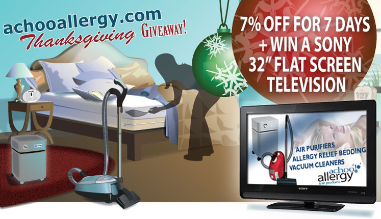 Allergy relief products, air purifiers, vacuum cleaners
