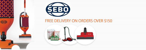 SEBO Vacuum Cleaners - Free Shipping