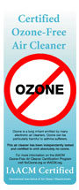 Certified Ozone-Free Air Cleaner