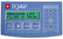 IQAir Multi Gas GC Air Purifier Controls