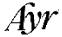 Ayr Logo