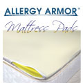 Allergy Armor Memory Foam Mattress Topper