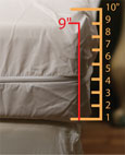 Measure your mattress for AllerSoft allergy relief bedding