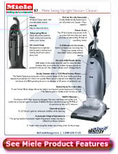 Miele Swing Upright Vacuum Detail