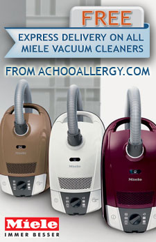 Free air shipping on Miele Vacuums