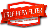 Less Than A Week Left to Get a FREE HEPA Filter w/ Every Miele Vacuum Cleaner Purchase