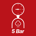 Reliable 5 Bar Steam Pressure