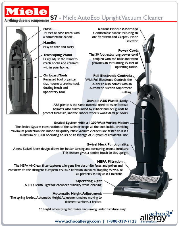 Miele S7 Upright Vacuums><br>
			<a href=