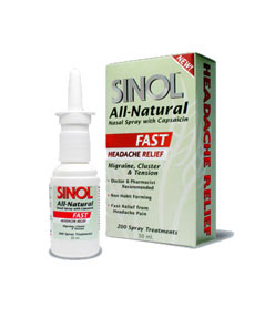 Sinol Headache Relief Spray