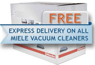Free Air Shipping on Miele Vacuum Cleaners