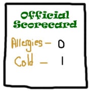 Allergies vs. Cold - Official Scorecard Round 1