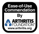 Ease-of-Use Commendation from the Arthritis Foundation