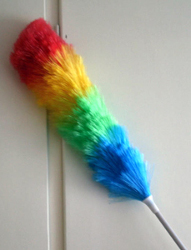 Feather Dusters - Colorful But Not Effective for Dust Removal