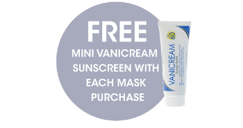 Free Sample Size Vanicream Suncreen w/ Each Mask Purchase