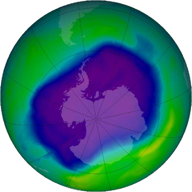 Stratospheric Ozone - Hole in the Ozone Layer
