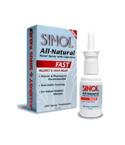 Sinol Allergy & Sinus Relief Spray