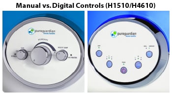 Pure Guardian Humidifier Controls