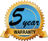 The Santa Fe Dehumidifiers Are All Covered by a 5 Year Warranty