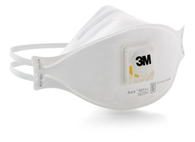 3m 9211 N95 Particulate Respirator Mask With Valve 10 Pack