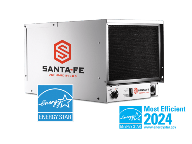Santa Fe Compact2 Dehumidifier | Small Crawlspace Dehumidifier
