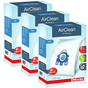 Miele 3D AirClean GN FilterBags - 3 Box Case