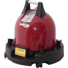 small red steam cleaner